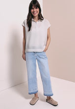 Load and play video in Gallery viewer, Cecil Vanilla White Blouse 346530
