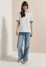 Load and play video in Gallery viewer, Cecil Vanilla Structured Hoodie Top 325043
