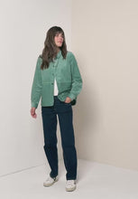 Load and play video in Gallery viewer, Cecil Soft Green Cord Jacket 212766
