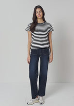 Load and play video in Gallery viewer, Street One navy/white top 324781/27502
