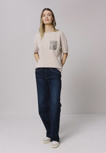 Load and play video in Gallery viewer, Street One Silk Look Top With Printed Pockets 324569
