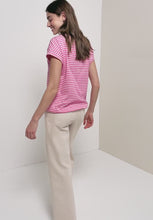 Load and play video in Gallery viewer, Cecil Pink Striped Shirt 324817/27492
