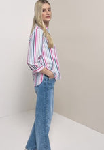 Load and play video in Gallery viewer, Cecil Multicolour Striped Shirt 346419
