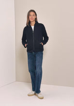 Load and play video in Gallery viewer, Cecil Soft Teddy Jacket 323890 Colour- Dark Bluejacket
