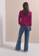 Load and play video in Gallery viewer, Cecil Striped Boatneck Top 325589
