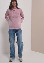 Load and play video in Gallery viewer, Cecil Long Sleeved Pink Sweatshirt 325864.
