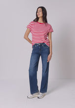 Load and play video in Gallery viewer, Street One Red/White Top 324781
