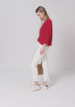 Load and play video in Gallery viewer, Street One 3/4-Sleeve top with contrast detail 324793
