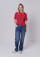 Load and play video in Gallery viewer, Street One Dropped Shoulder Red Top 324783
