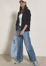 Load and play video in Gallery viewer, Cecil Ottoman Lightweight Jacket 323723  Colour- Urban Dark Blue
