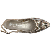 Load image into Gallery viewer, Rieker Metallic Pumps 47078-90
