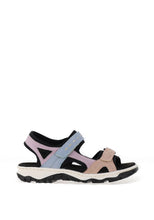 Load image into Gallery viewer, Rieker Colour Block Velcro Strap Sandals 68866-93
