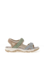 Load image into Gallery viewer, Rieker Pastel Colour Block Sandals 68866-94
