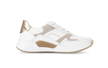 Load image into Gallery viewer, Rolling Soft White and Gold Sneakers 86.958.52
