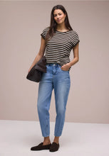 Load image into Gallery viewer, Street One Brown Dropped Shoulder Shirt 324680/27276
