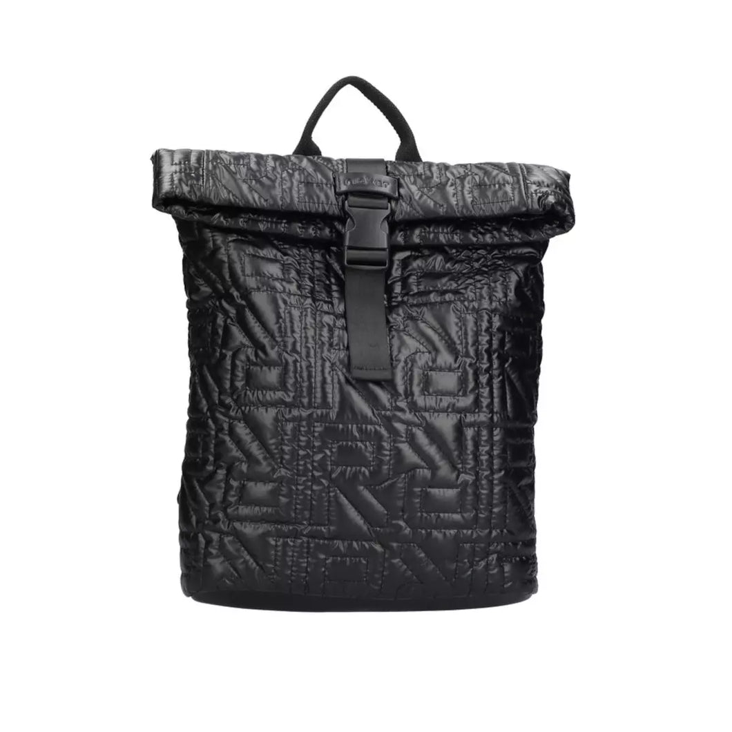 Rieker Black Quilted Backpack H1643-00