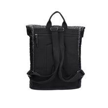 Load image into Gallery viewer, Rieker Black Quilted Backpack H1643-00
