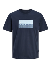 Load image into Gallery viewer, Jack and Jones Navy Tshirt 12289863

