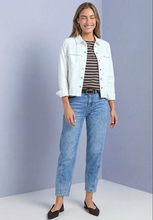 Load image into Gallery viewer, Street One Brown Striped Top 325698
