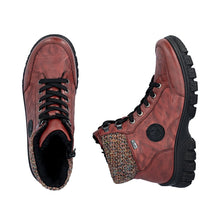 Load image into Gallery viewer, Rieker Dark Red Ladies Boots Z7230-33
