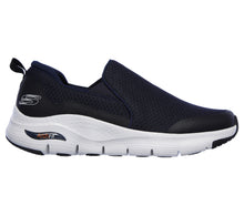 Load image into Gallery viewer, Skechers Mens Navy Arch Fit Slip On Shoe 232043
