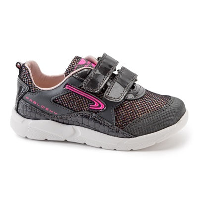 Pablosky Girls Asphalt and Pink Runner 288259