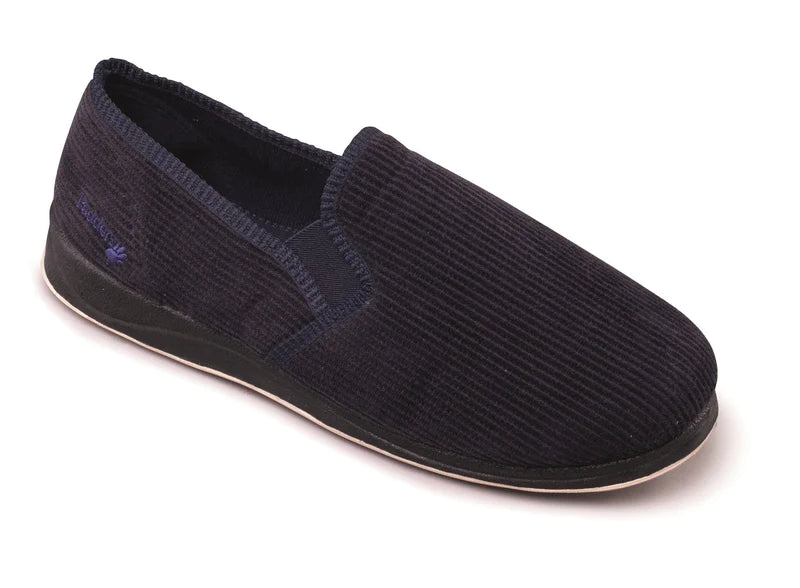 Padders Albert Navy Slippers
