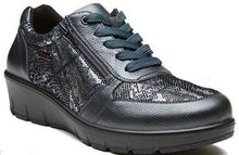 Load image into Gallery viewer, G-Comfort Blue Metallic Shoe 929-2
