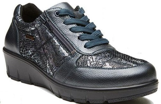 G-Comfort Blue Metallic Shoe 929-2