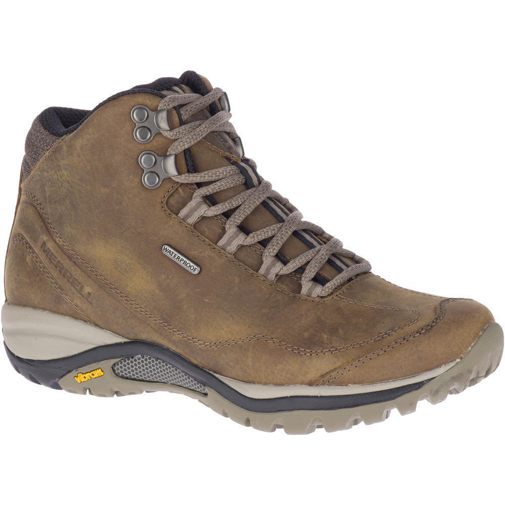 Merrell Siren Travellers 3MID WP Ladies Brown Walking Boot J035344