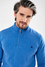 Load image into Gallery viewer, Altis Mid Blue Quarter Zip
