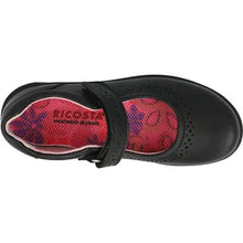 Load image into Gallery viewer, Ricosta Lillia Black Dubai Leather Mary Jane Shoes 50 8600102/090
