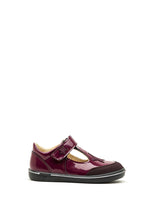 Load image into Gallery viewer, Ricosta Mandy Star Patent Velcro Strap Shoes -Berry 502603702/383
