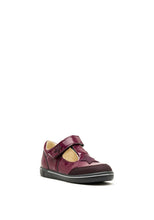 Load image into Gallery viewer, Ricosta Mandy Star Patent Velcro Strap Shoes -Berry 502603702/383
